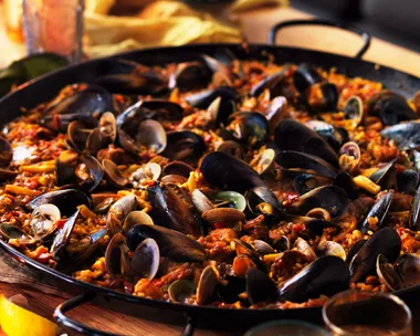 One pan dinners: Movida's party paella recipe in one pot to serve a crowd