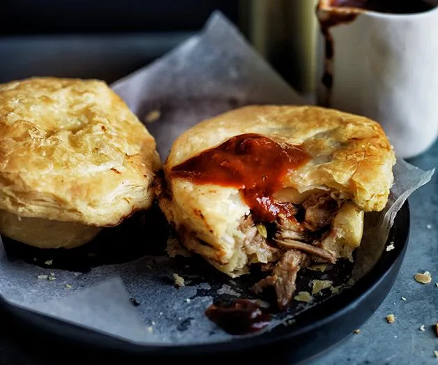 slow cooked Lamb and anchovy pies