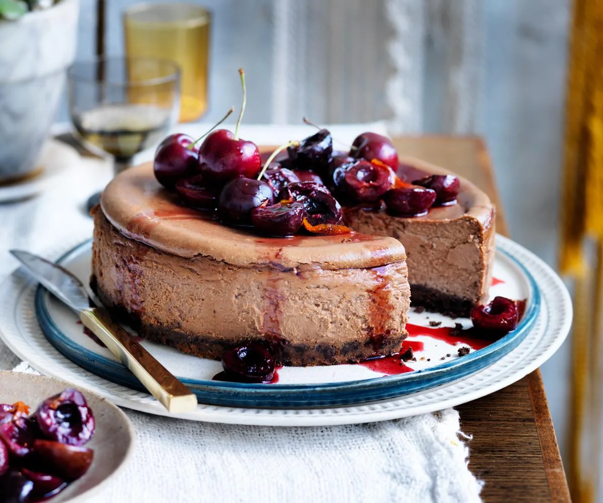 Black Forest cheesecake