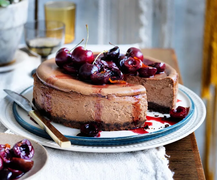 Black Forest cheesecake