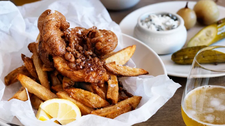 Saint Peter's fish and chips recipe