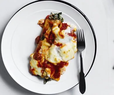 Beef and ricotta cannelloni
