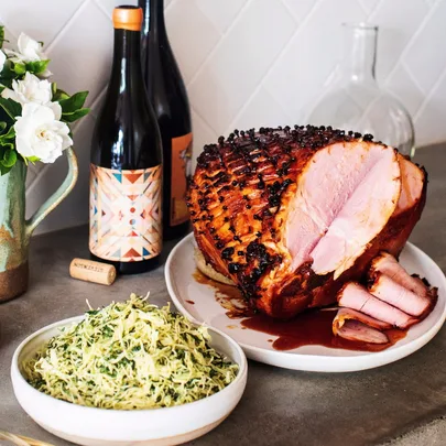 Fleet’s whisky-and-honey-glazed ham