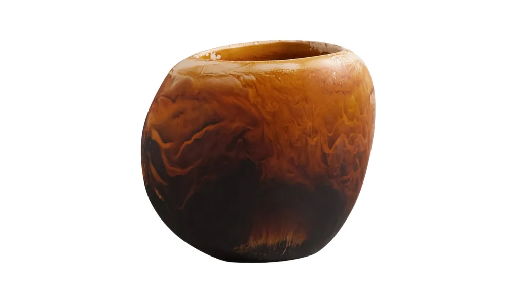 donisaur designs rock large resin vase
