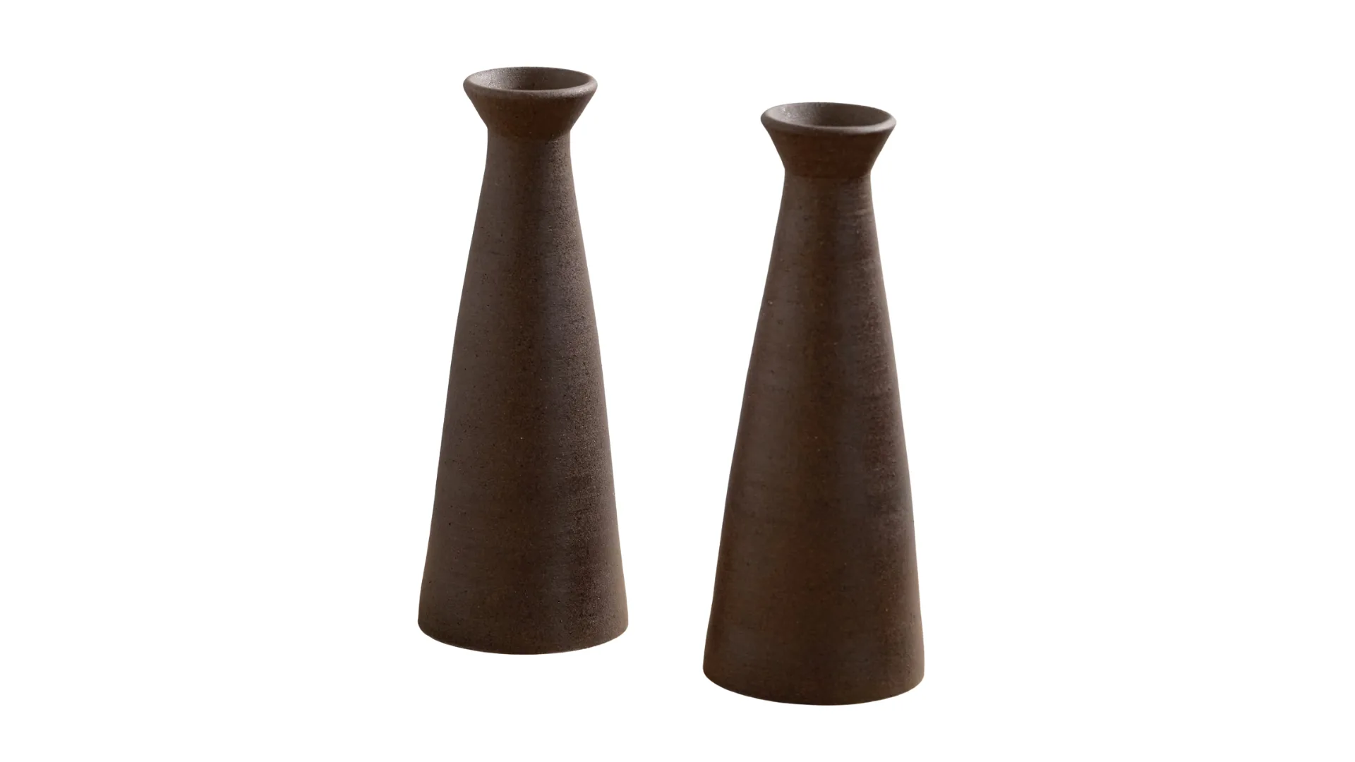 Hunting Season set of two ceramic candle holders