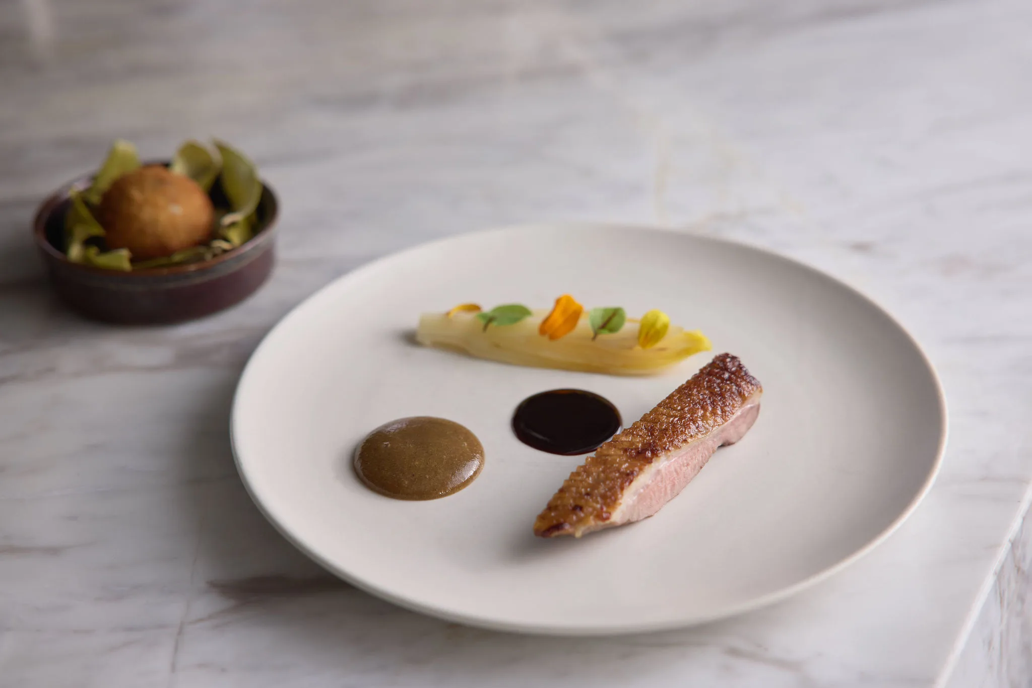 Dry aged wagin duck at Hearth Restaurant and Bar, WA