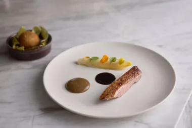 Dry aged wagin duck at Hearth Restaurant and Bar, WA