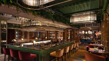 The Aubrey bar at the Mandarin Oriental Hong Kong.