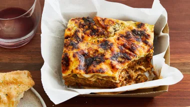 Dan Puska's mushroom lasagne