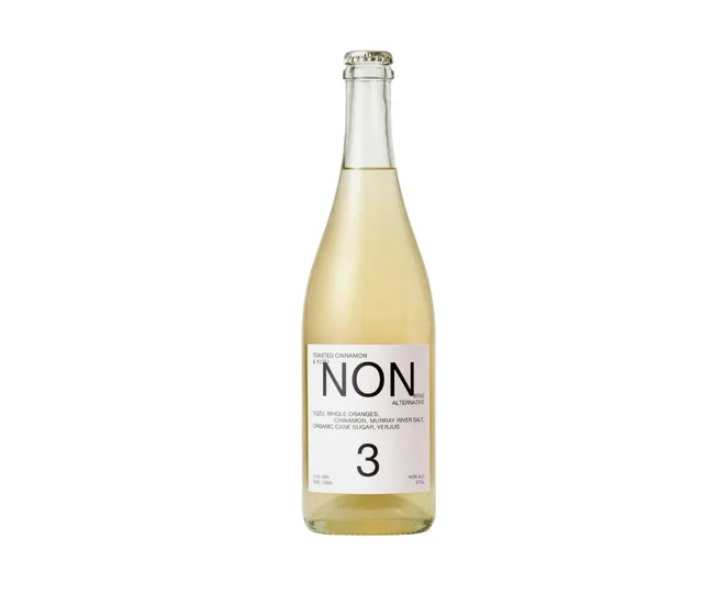 bottle of alcohol free wine non3