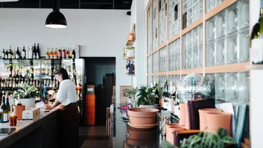 The interiors of South West Wine Shop in Busselton, Western Australia