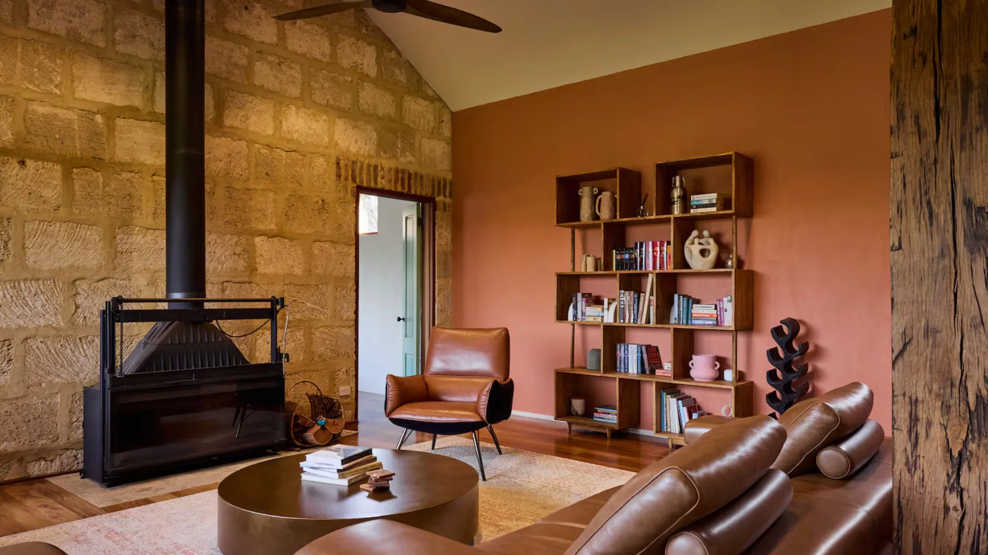 Stylish living room at best Airbnb Margaret River for families, Villa Saltus