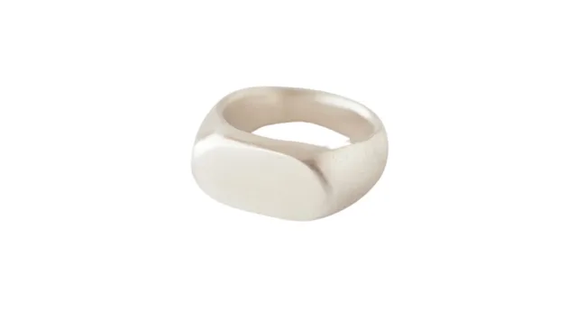 oval silver signet ring argent silversmith