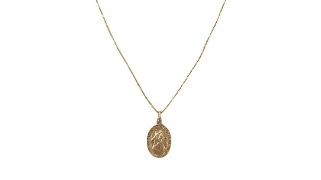 st christopher necklace