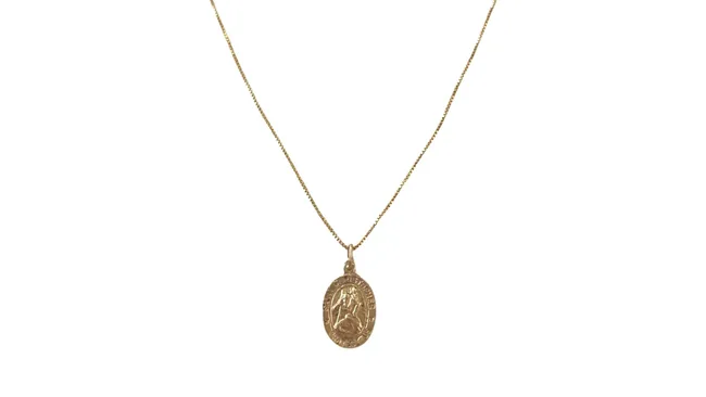 st christopher necklace