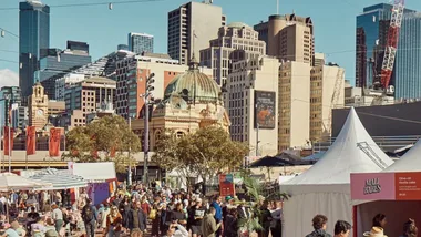 Melbourne Food and Wine Festival Baker's Dozen event at Fed Square, Melbourne