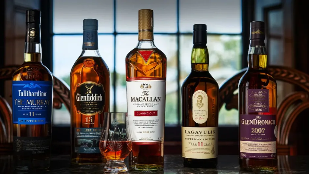 A selection of whisky curated by The Whisky Club.
