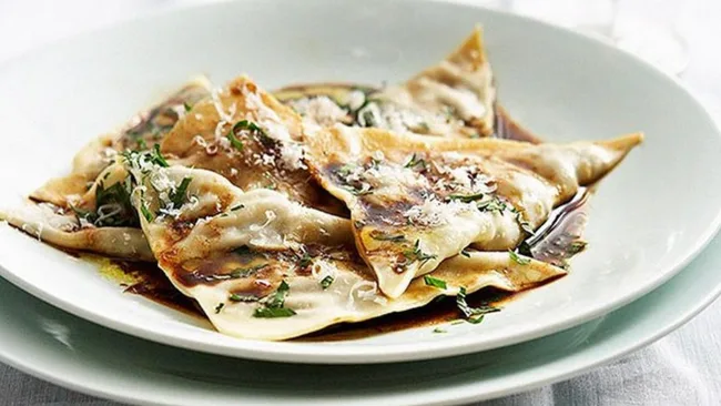 Beef cheek ravioli