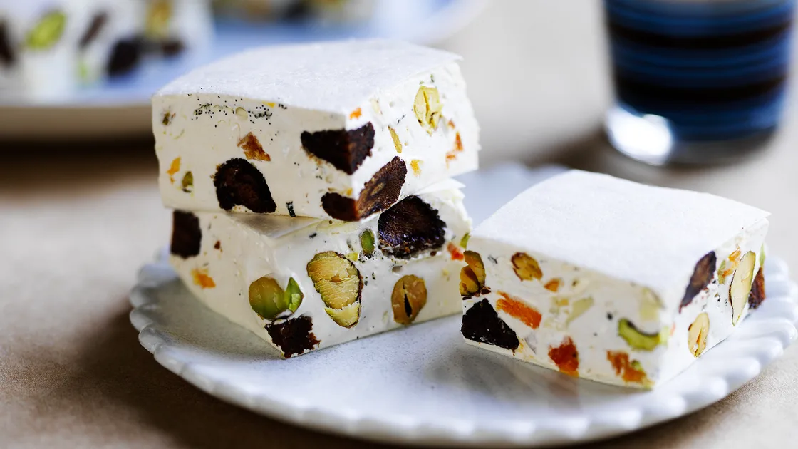 White Chocolate and Rosemary Nougat Recipe