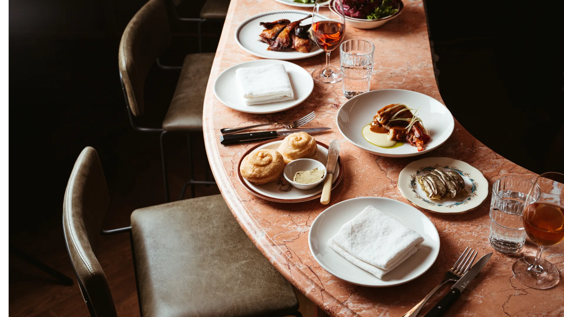 Menu items at Bar Heather, one of the best Byron Bay restaurants