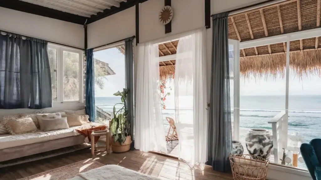 Villa Deeksha is a luxe Airbnb with stunning beach views.