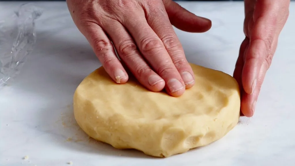 Resting pastry helps create the right texture and makes it easier to roll.