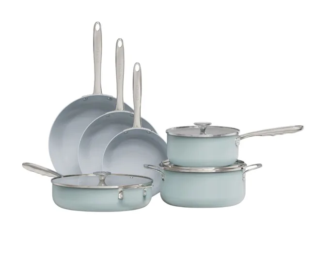 Light Blue Cookware Best cookware sets for home chefs in Australia 2024