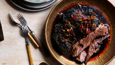 O Tama Carey's braised beef brisket recipe