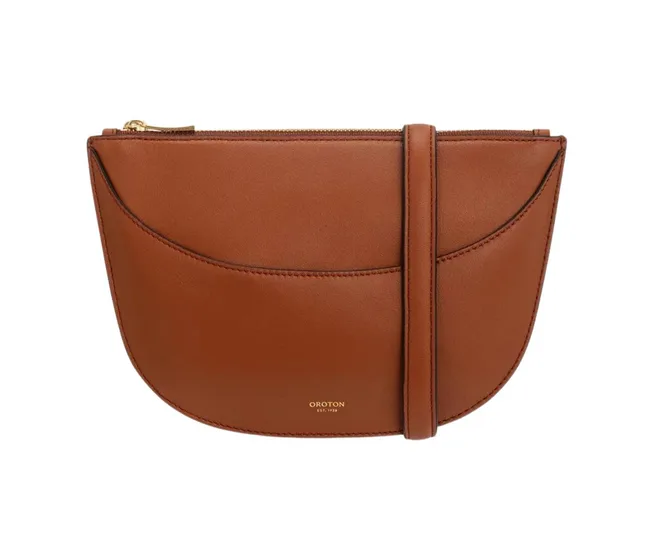 oroton florence crossbody bag cognac