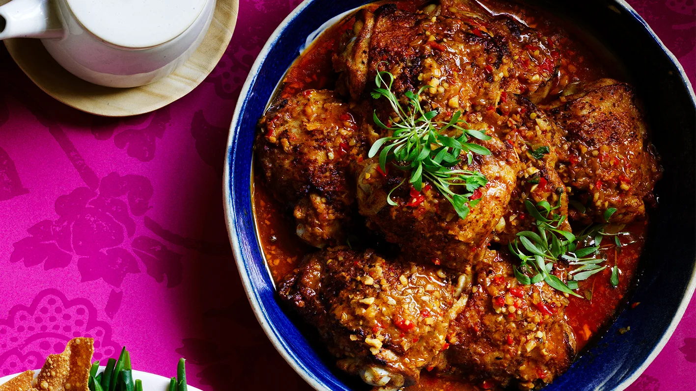 Malaysian-style spicy roast chicken