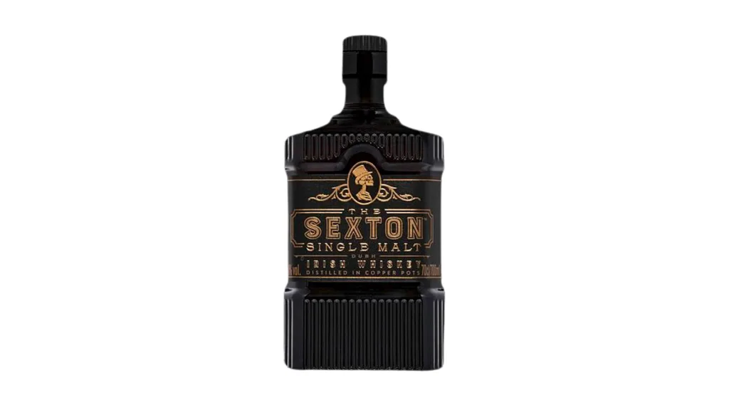 The Sexton Single Malt Irish Whiskey bottle for a Irish Coffee