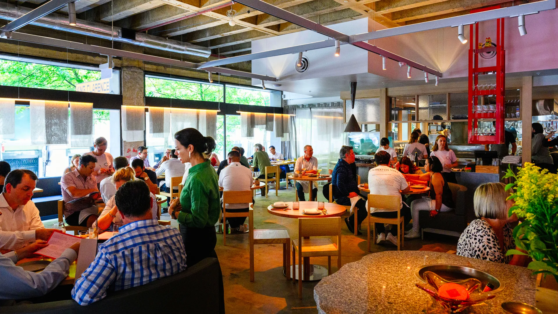 Best New restaurant finalist King Clarence and its colouful dining room