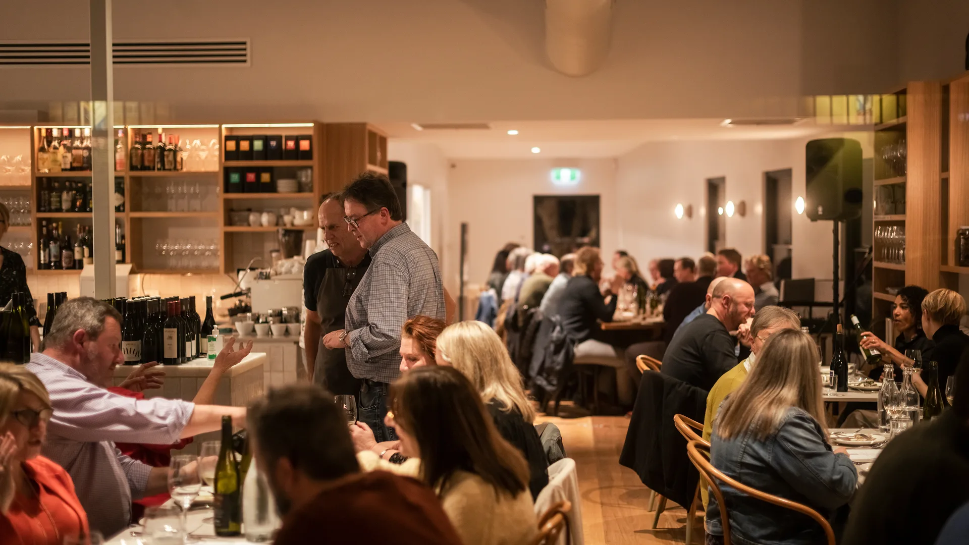 People in wine bar Otherness
