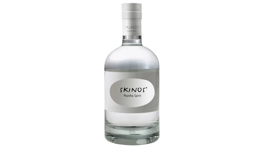 Bottle of Skinos Mastiha spirit