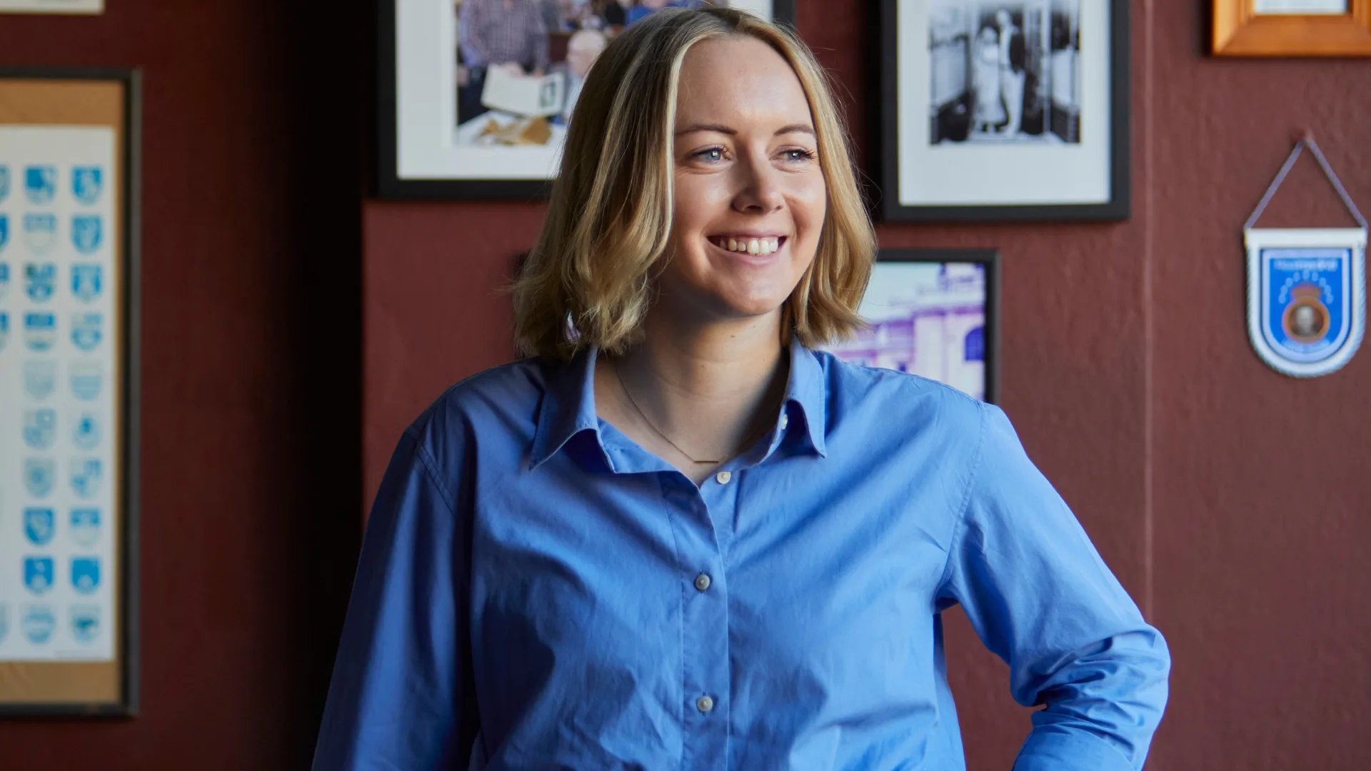 Picture of Alice Tremayne, Restaurant Manager of Corner 75 smiling 