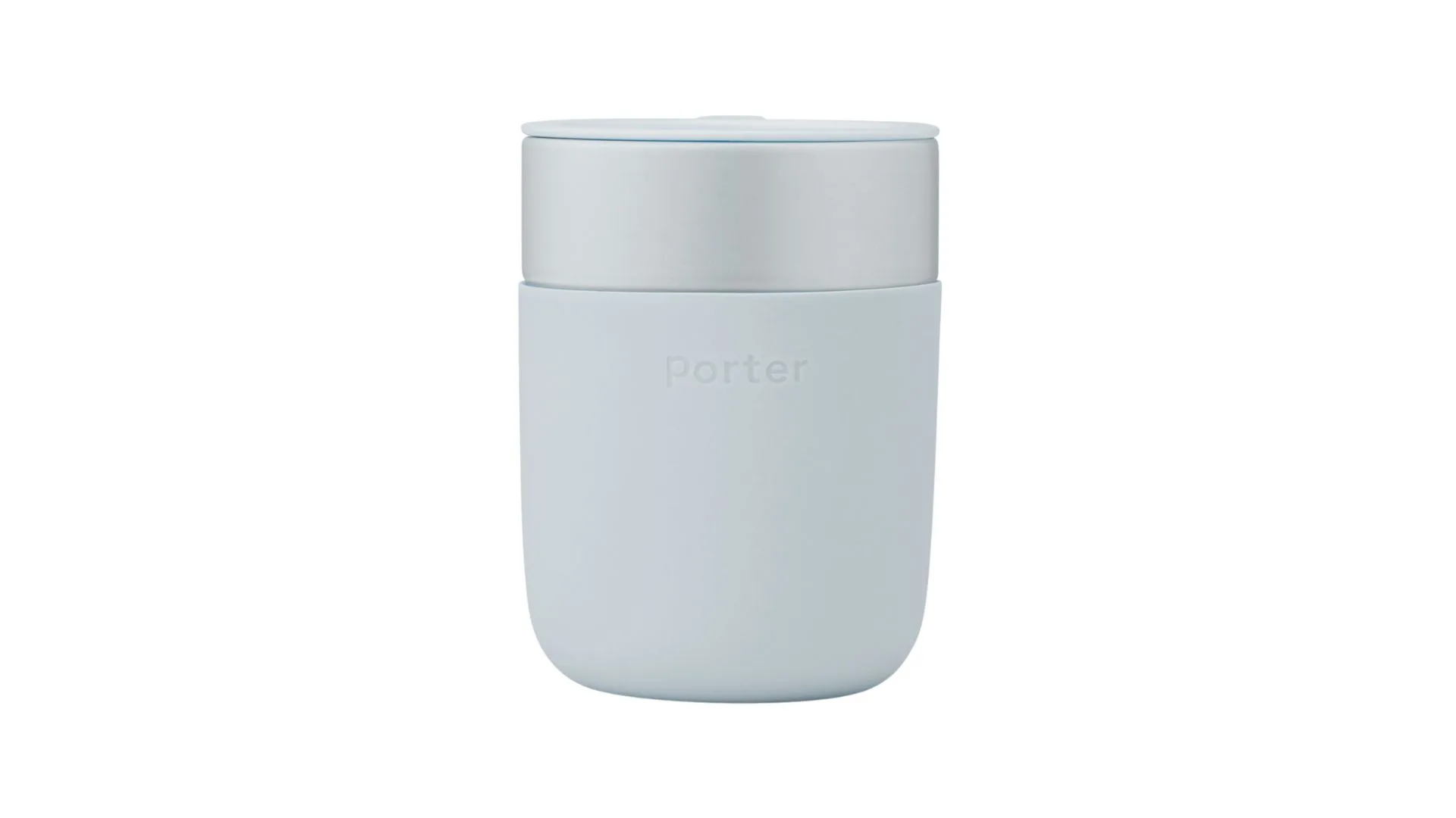 blue ceramic coffee mug