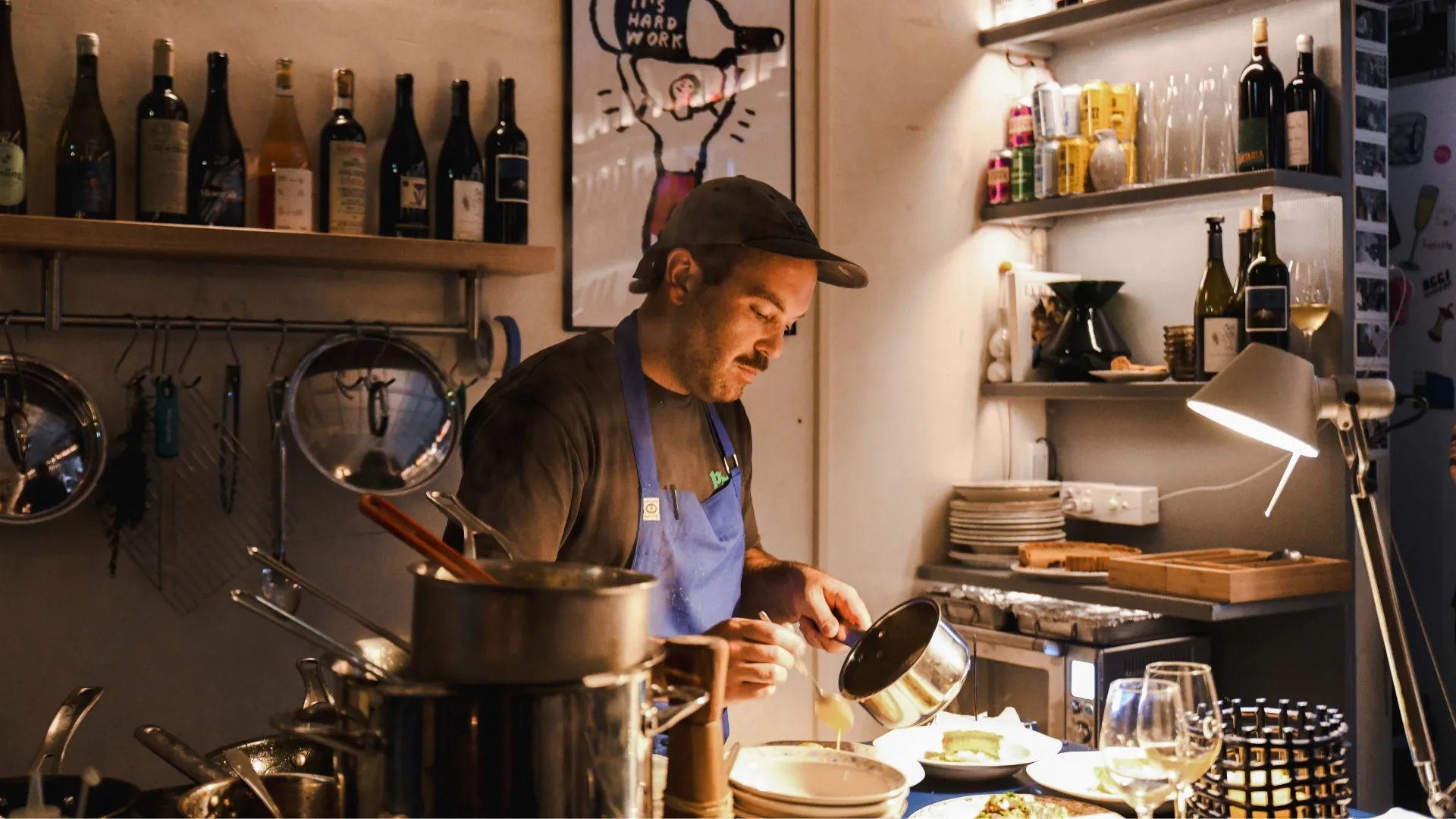 Tom Campbell, head chef at Thelma in Adelaide Hills South Australia