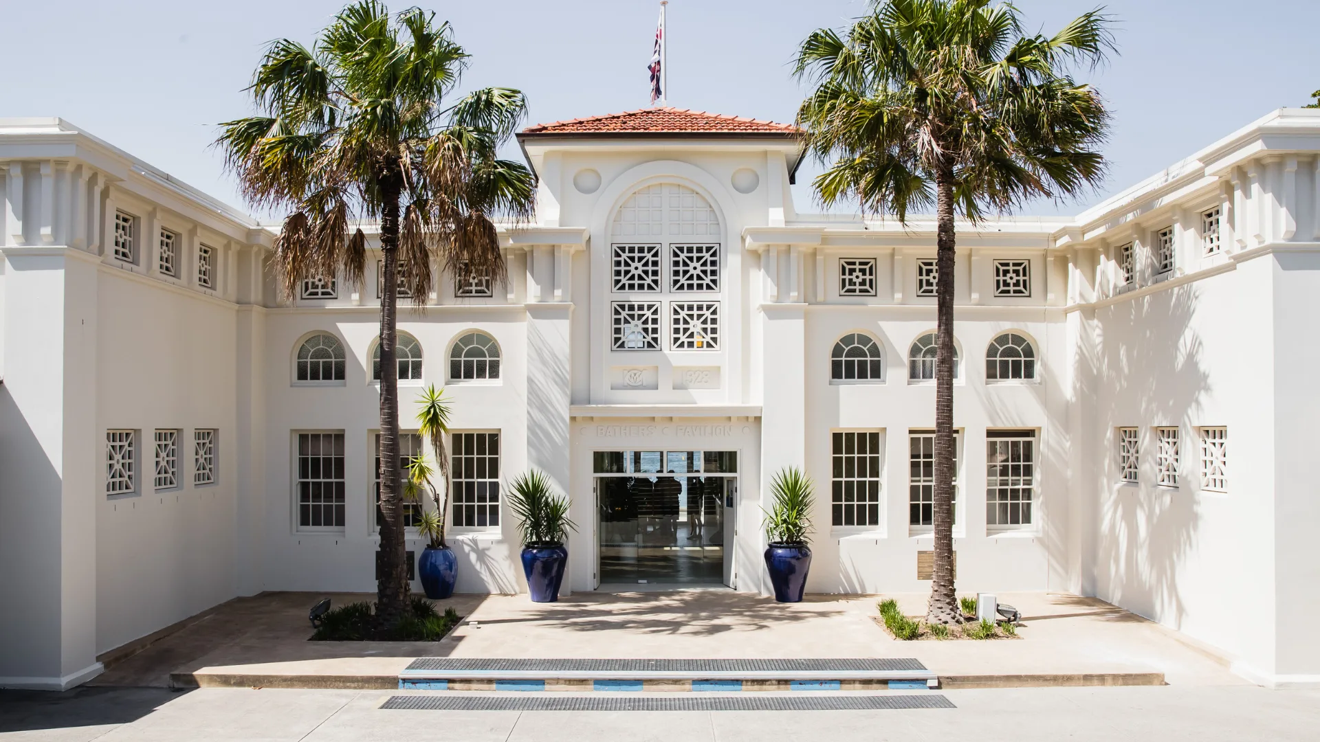 The façade of Bathers' Pavilion