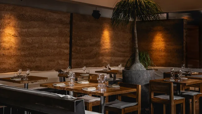 The interiors of Gerard's in Brisbane