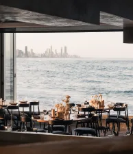 The view of the beach at Rick Shores in Burleigh Heads