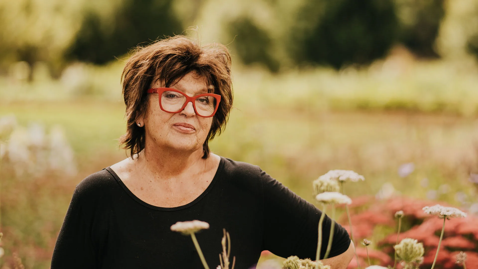 Portrait of Alla Wolf-Tasker, chef-owner of Lake House in Daylesford