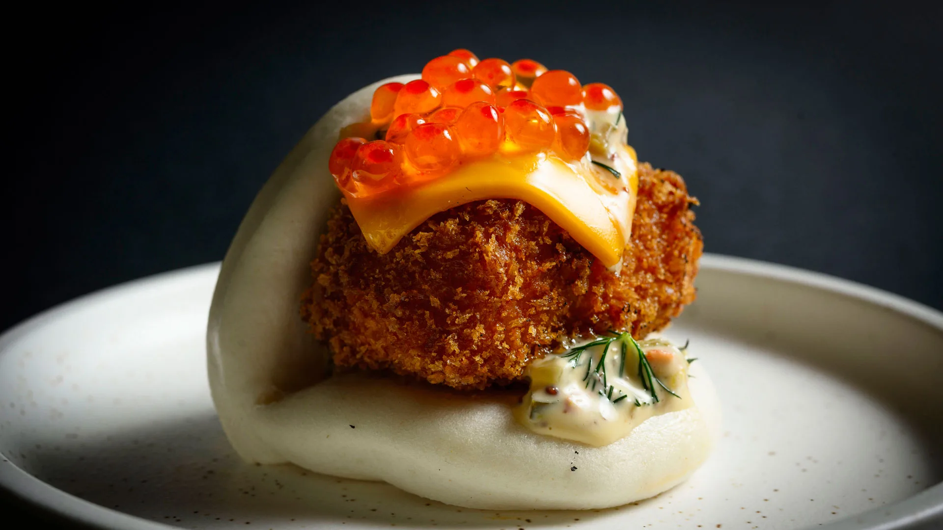 The fishfinger bao fun at King Clarence in Sydney