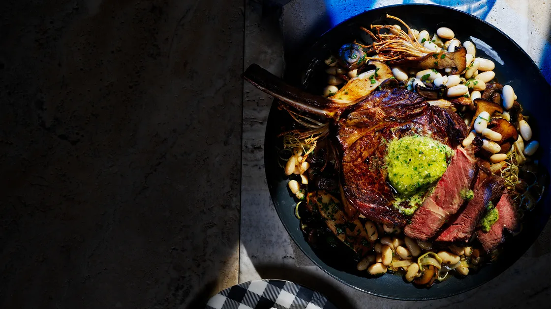 Koji-Rubbed Steaks with Miso Butter and Whisky