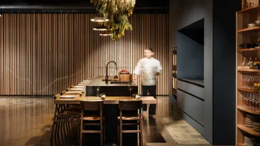 Omotenashi timber dining area