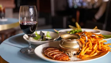 Wining and dining at Le Rebelle, Mount Lawley, Western Australia