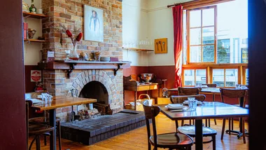 The dining room at Porcine in Paddington NSW