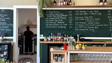 The dining room of Barossa Valley restaurant Staguni.