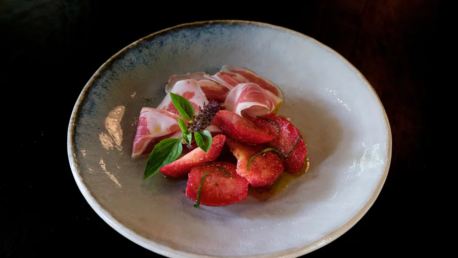 A dish at Tedesca Osteria restaurant in Redhill, Victoria