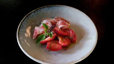 A dish at Tedesca Osteria restaurant in Redhill, Victoria