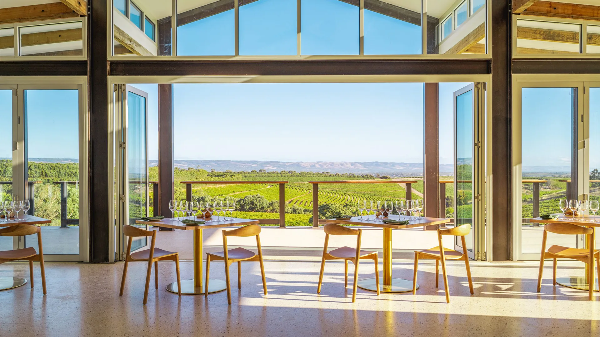 The wonder room at one of the best McLaren Vale wineries, Dandelion Vineyard